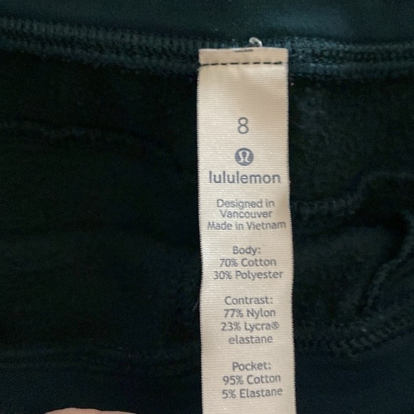 Lululemon get going joggers women’s 8 eight blue green VGUC - Picture 7 of 8